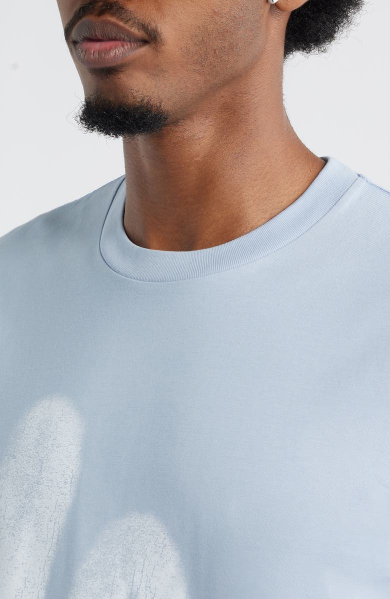 SANTO STUDIO x Blake Snell LA Spray Drappo Graphic T-Shirt, Alternate, color, Blue