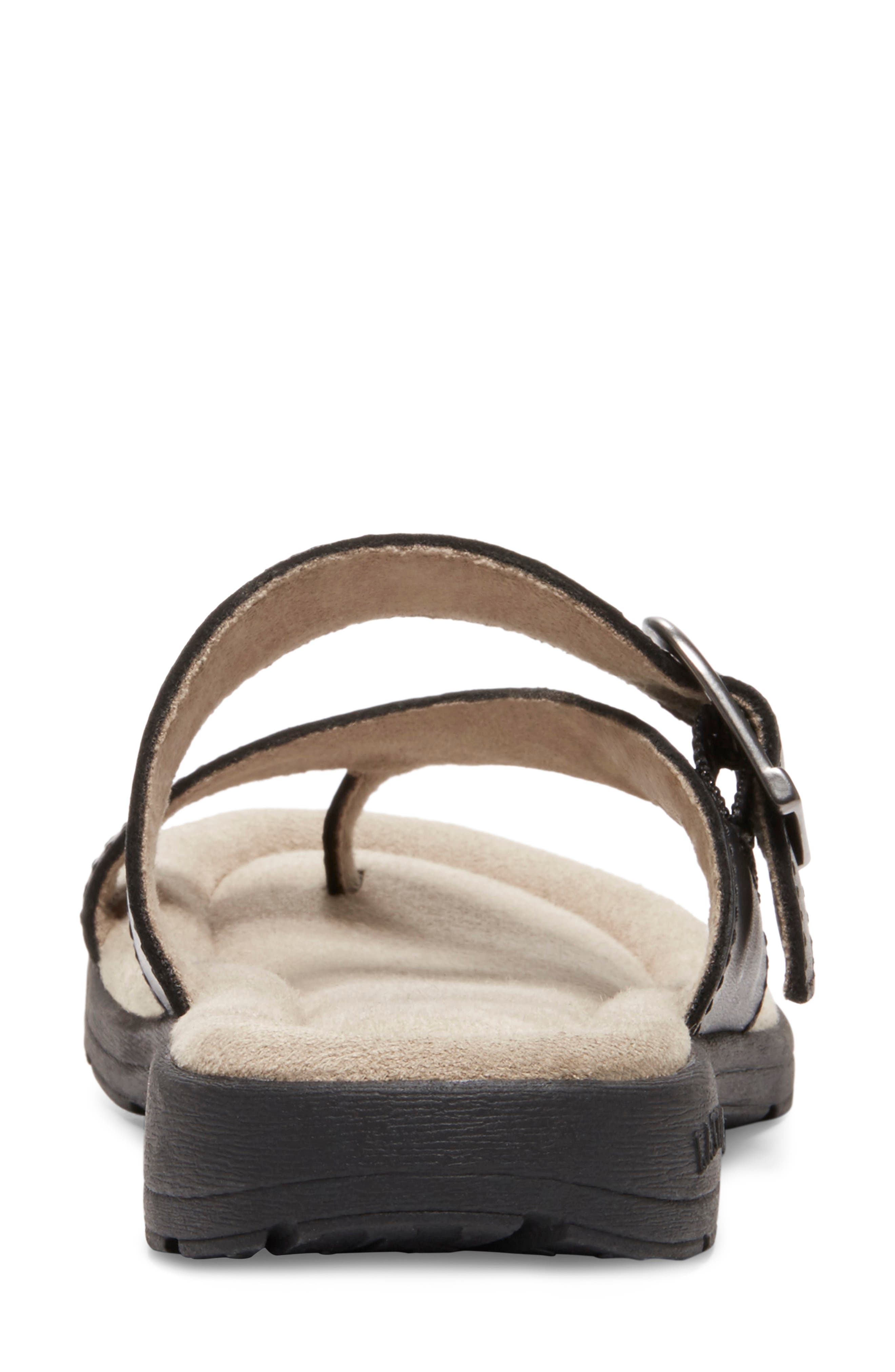 Tahiti II Buckled Sandal - Wide Width Available, Alternate, color, BLACK