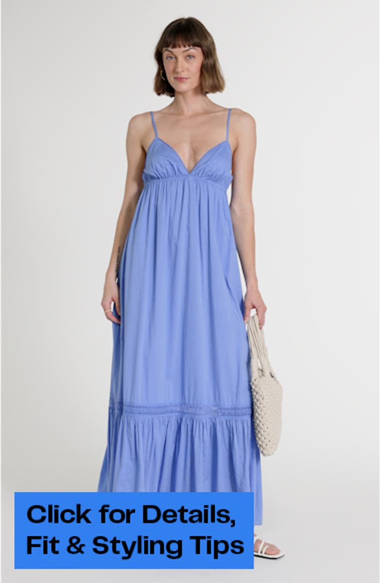 Cotton Maxi Dress, sales video thumbnail