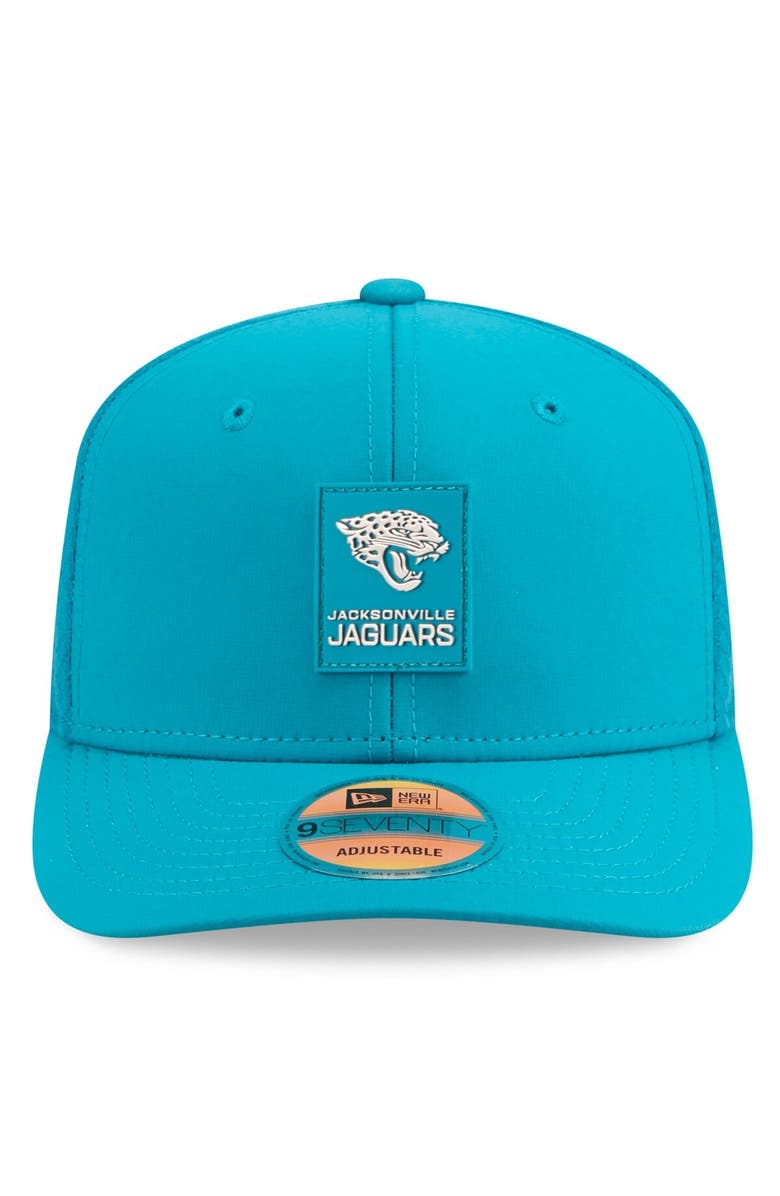 New Era Men's New Era Teal Jacksonville Jaguars 2025 Sideline 9SEVENTY Trucker Adjustable Hat, Alternate, color, Teal