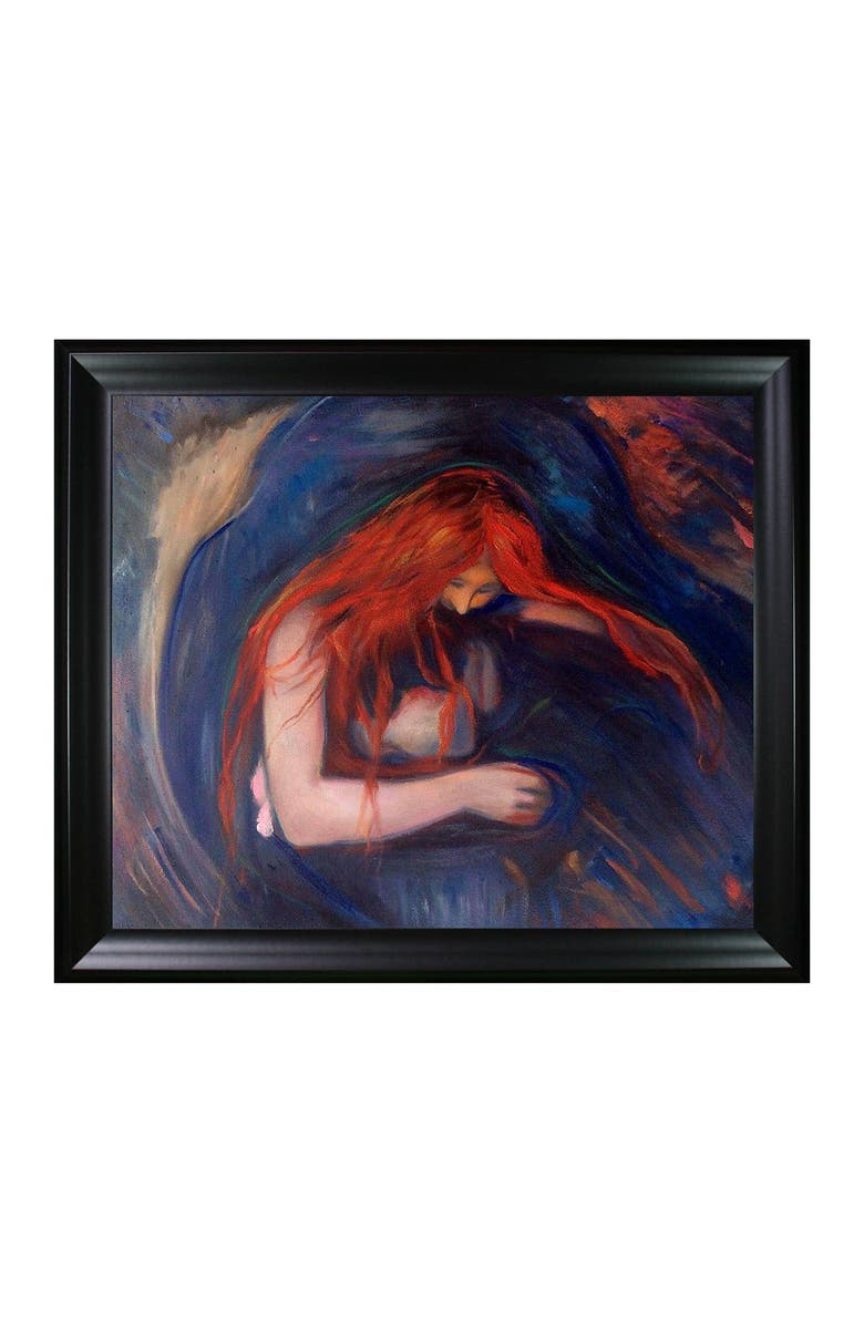 OVERSTOCK ART Vampire, 1895 with Black Matte Frame, 25" x 29", Alternate, color, 