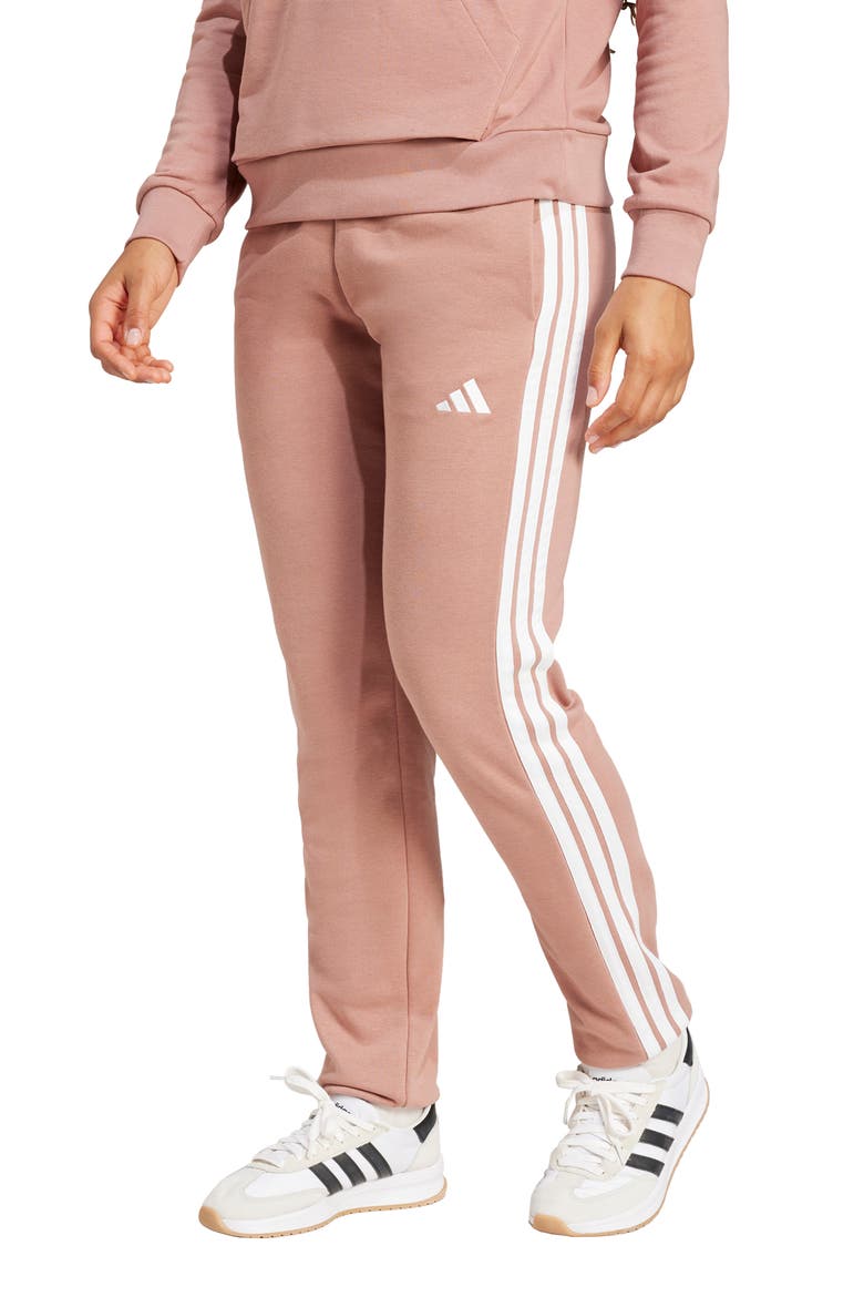 3-Stripes Fleece Sweatpants, Alternate, color, WARCLA/ WHITE