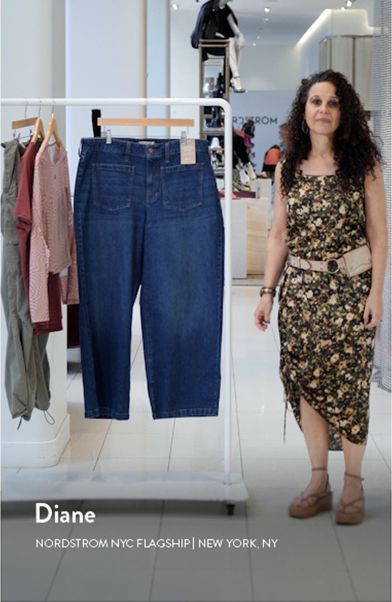 The Perfect Vintage Patch Pocket Wide Leg Jeans, sales video thumbnail