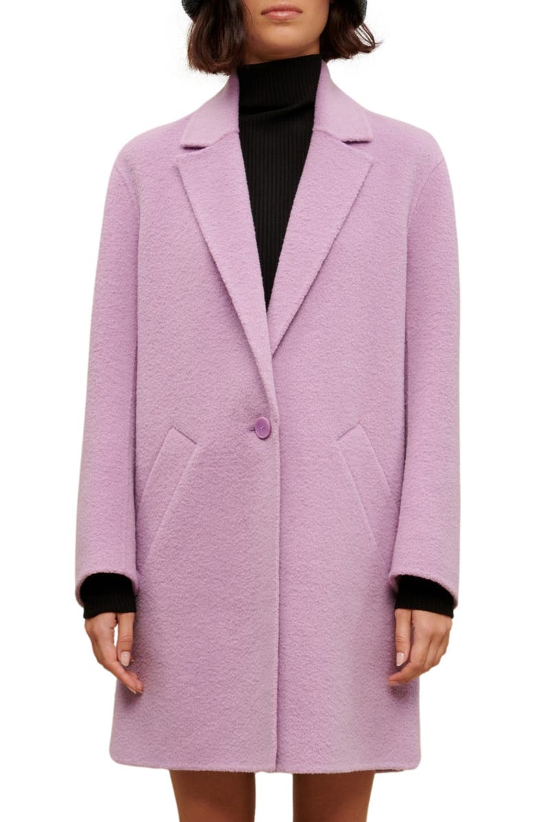 maje Gabriela Wool Blend Coat, Main, color,