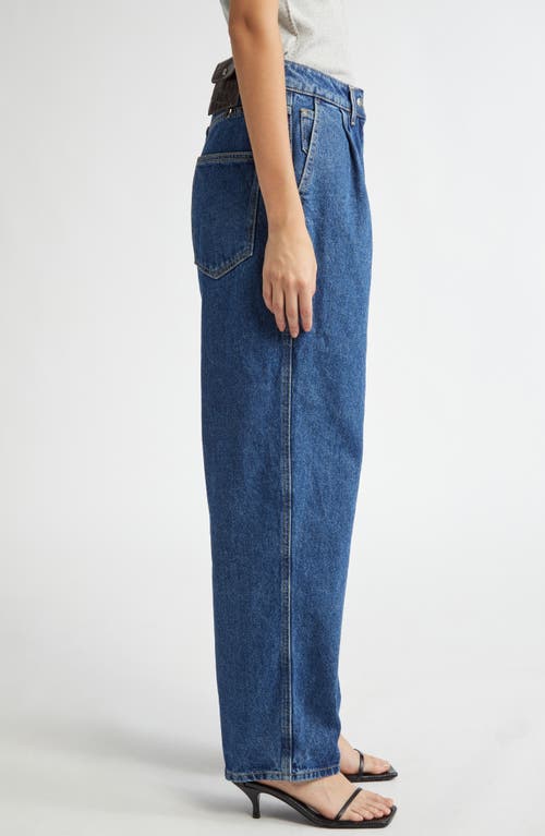 Saks Potts Shake Pleated Organic Cotton Jeans