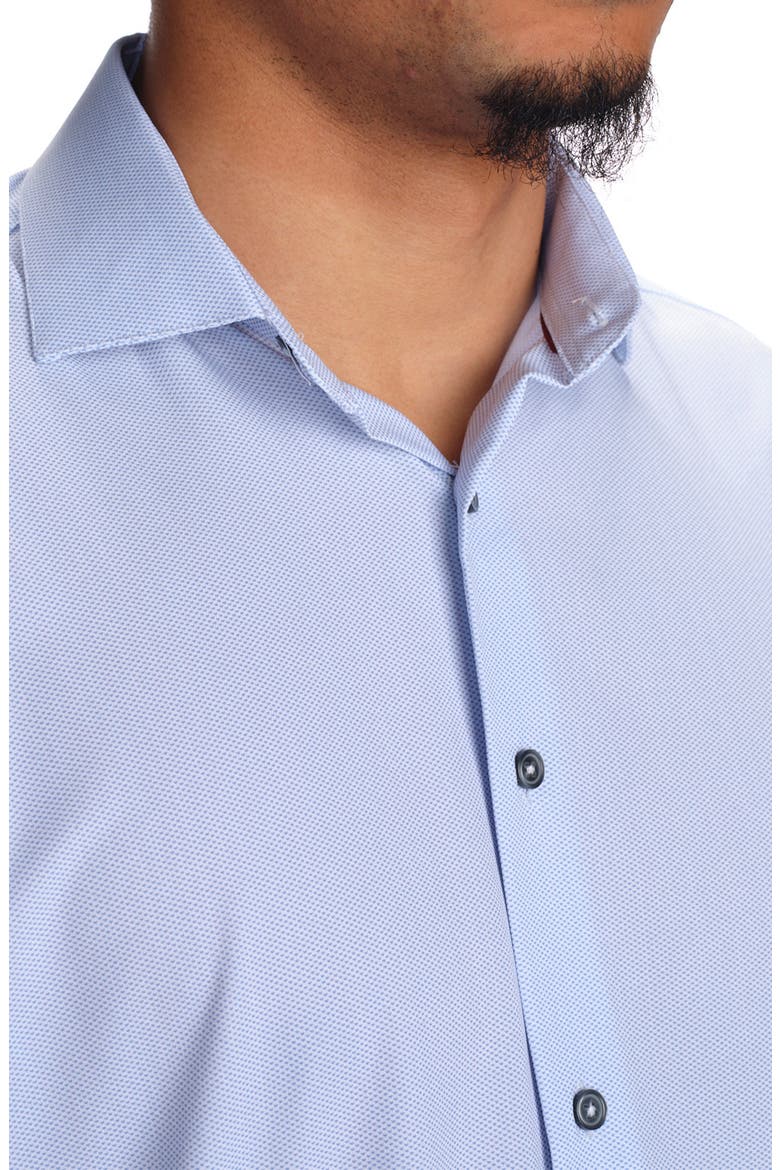 Tech Button-Up Shirt, Alternate, color, LAKE