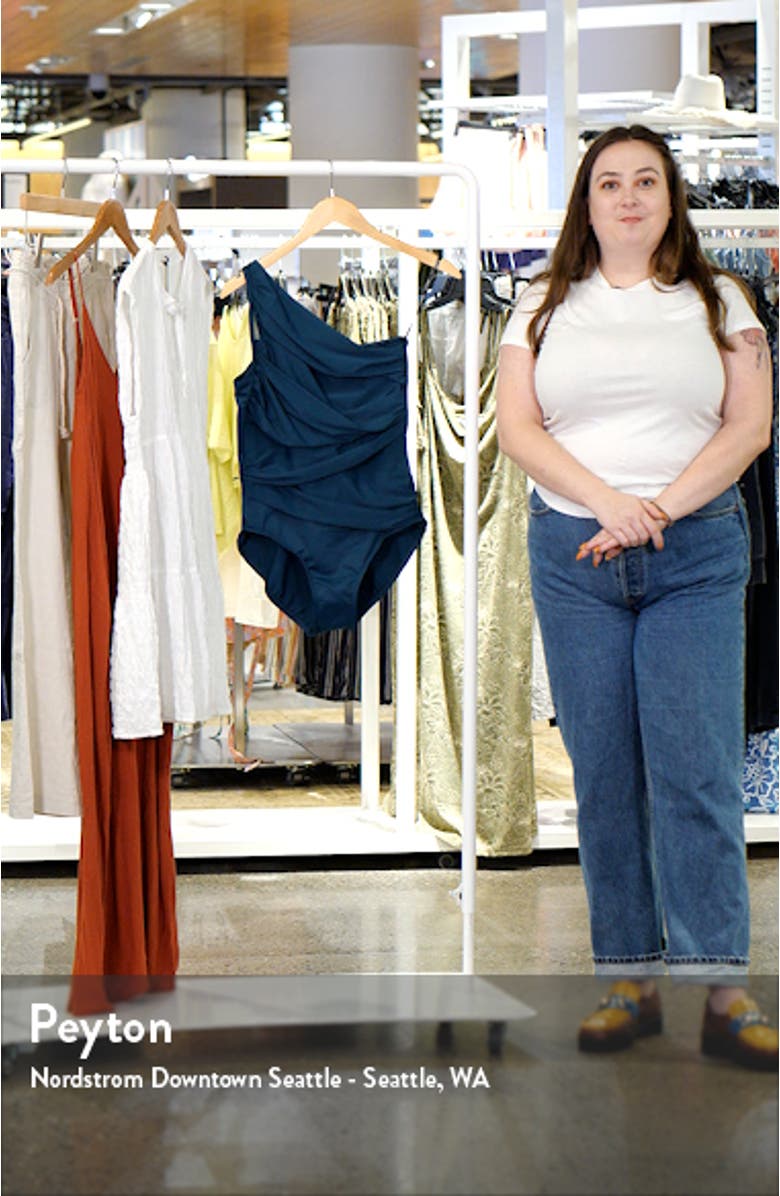 Jena One-Shoulder One-Piece Swimsuit, sales video thumbnail