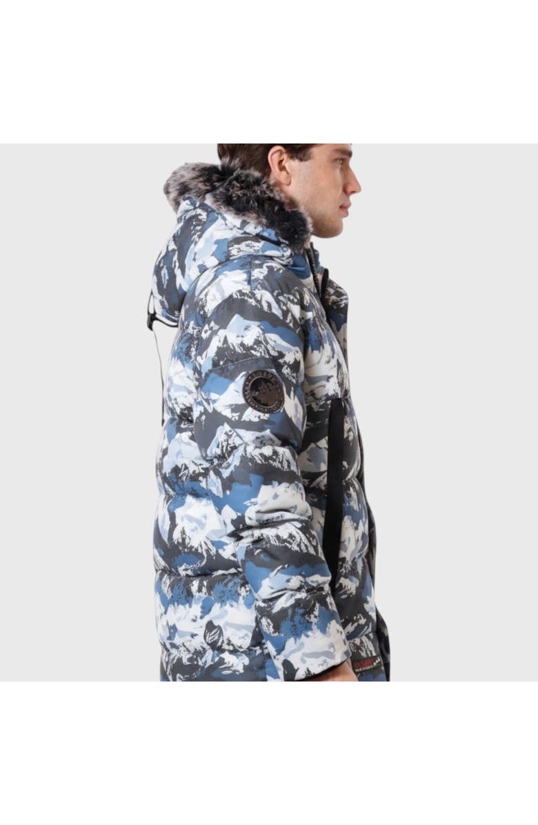 CANADA WEATHER GEAR Men's Heavyweight Parka, Alternate, color, White Mountain