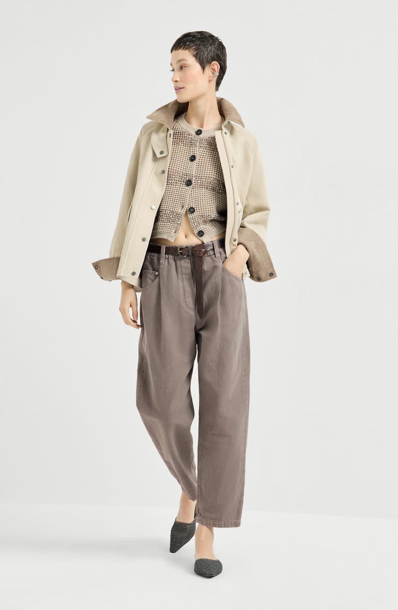 Brunello Cucinelli Five-pocket trousers, Alternate, color, Earth