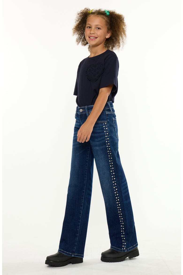 Jolie Mid Rise Slim Wide Jeans, Alternate, color, Dark Wash