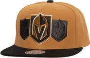Mitchell & Ness Men's Mitchell & Ness Gold Vegas Golden Knights Soul Triple Up Snapback Hat