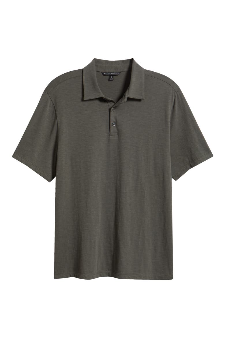 Brightwood Slub Cotton Polo, Alternate, color, BELUGA