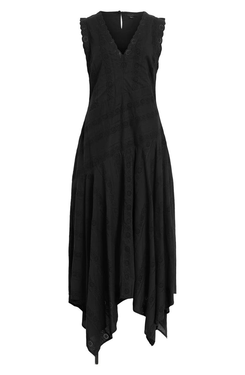 AllSaints Avania Eyelet Embroidery Dress, Alternate, color, 
