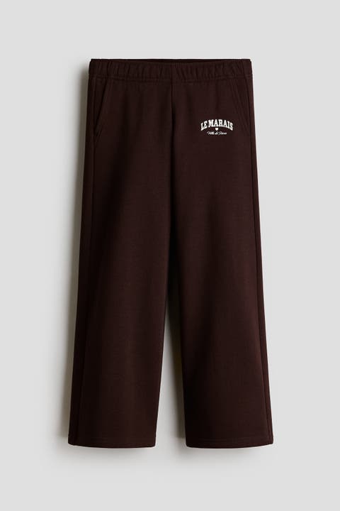 Straight-leg Brushed-inside Joggers