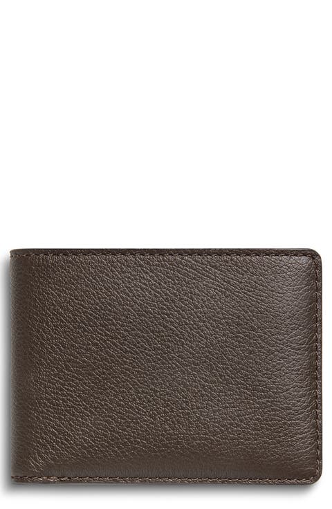 Canfield Pebble Leather Bifold Wallet