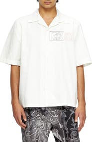 DIESEL® S-Brack-A-HGBS Organic Cotton Bowling Shirt
