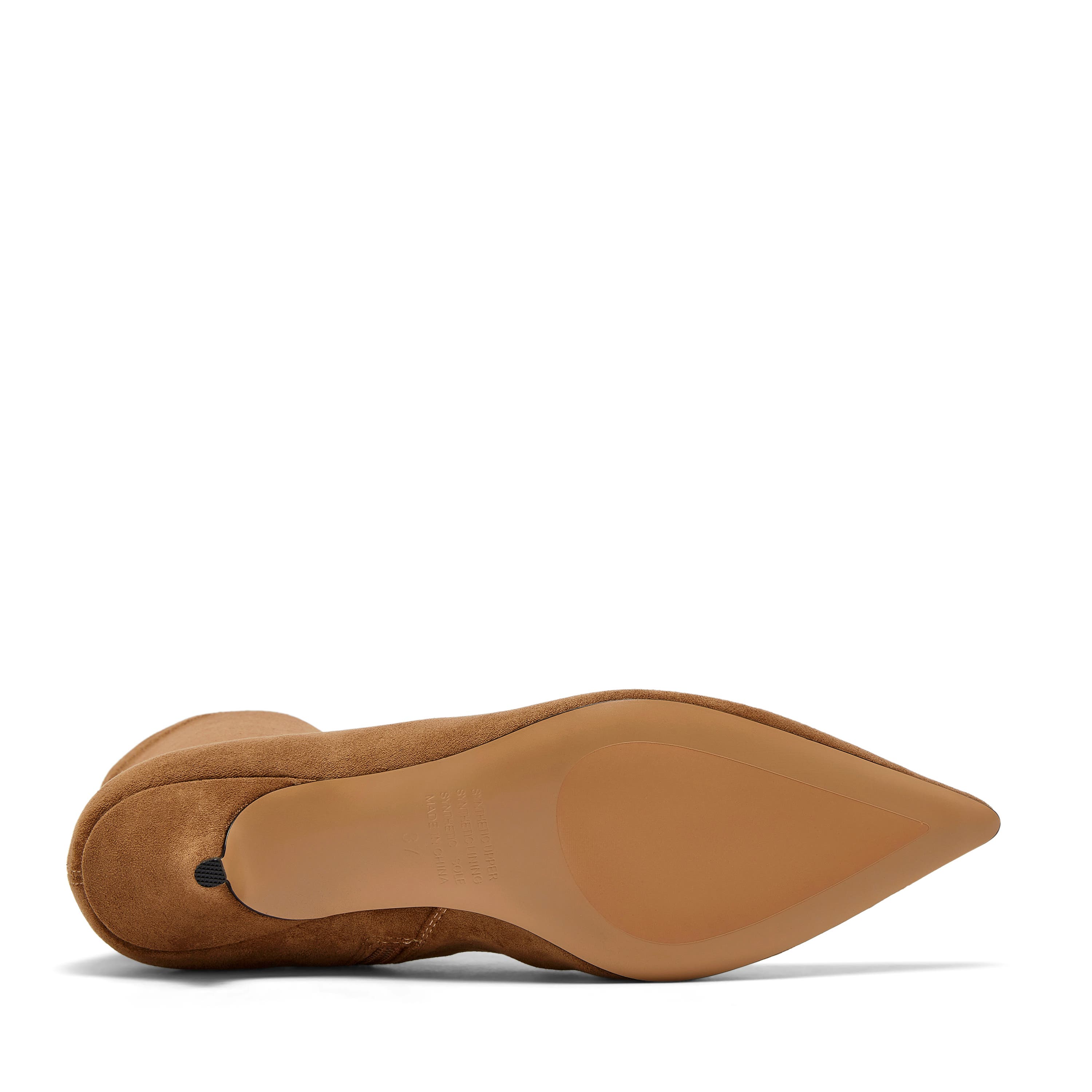 Chylee Bootie, Alternate, color, Fawn Stretch Microsuede