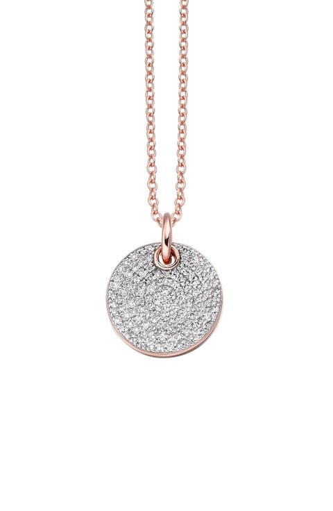 Ava Diamond Disc Pendant Charm