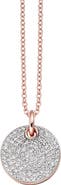 Monica Vinader Ava Diamond Disc Pendant Charm