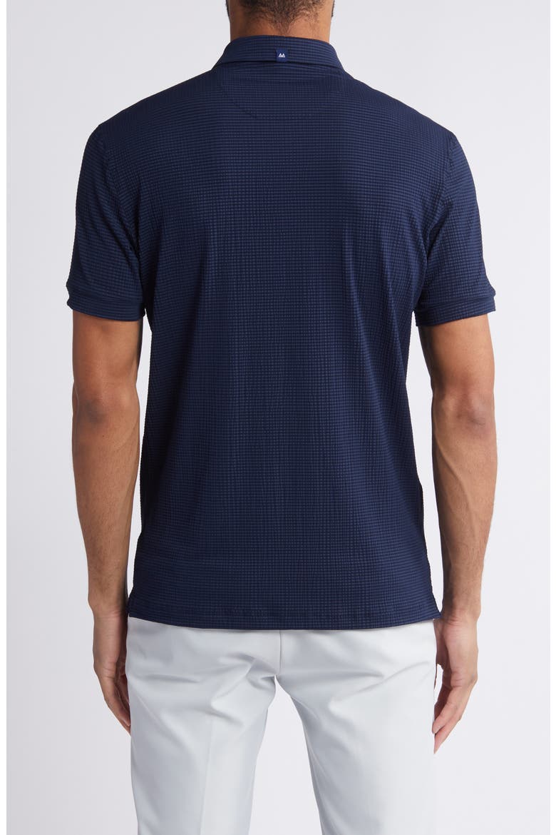 Copa Trim Fit Stripe Performance Polo, Alternate, color, NAVY SOLID