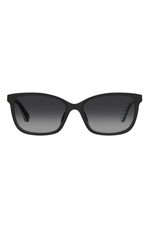 tabitha 55mm rectangular sunglasses