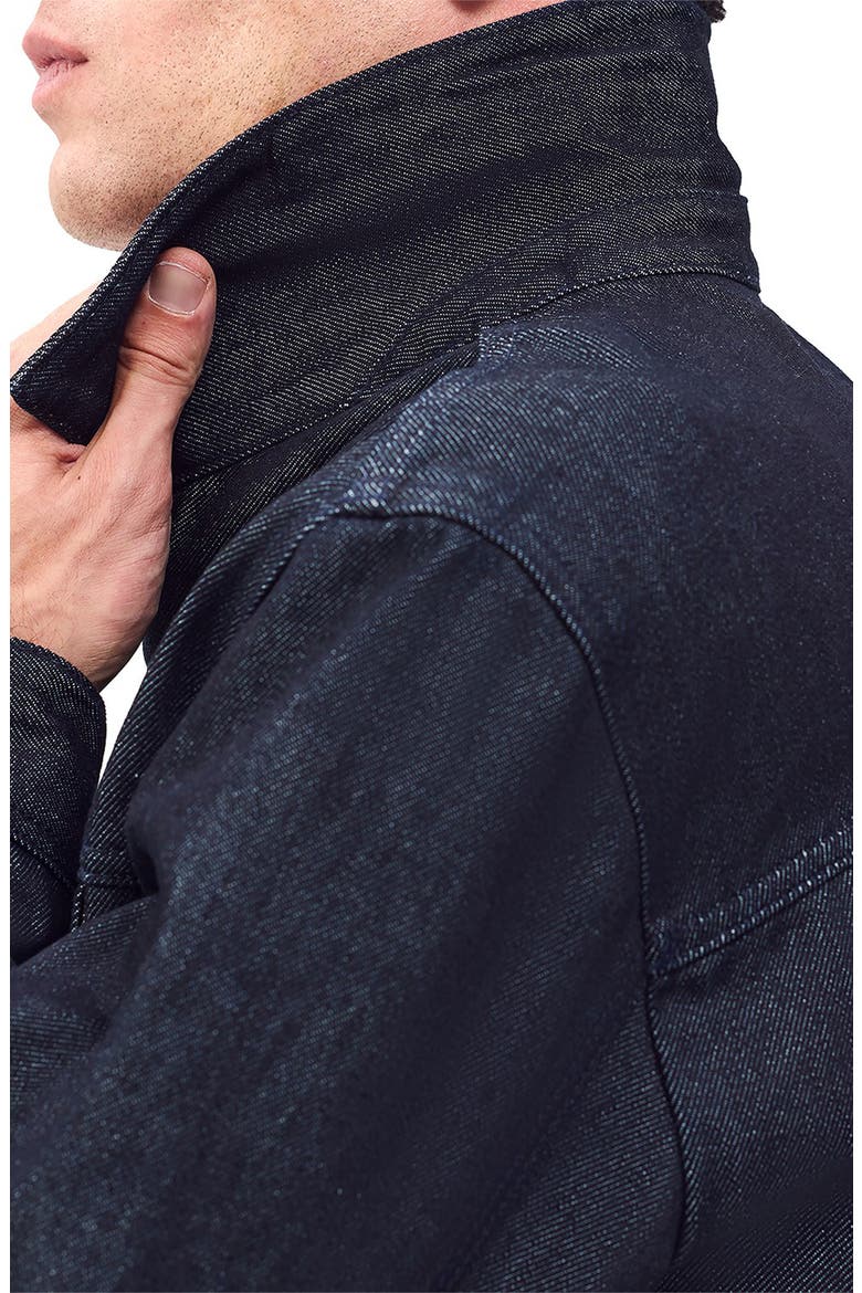 Beau Denim Trucker Jacket, Alternate, color, RESIN RINSE