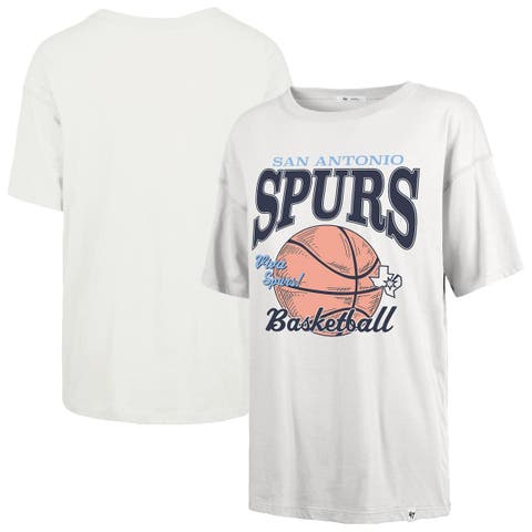 Women's '47  White San Antonio Spurs City Edition Down Court Sadie T-Shirt