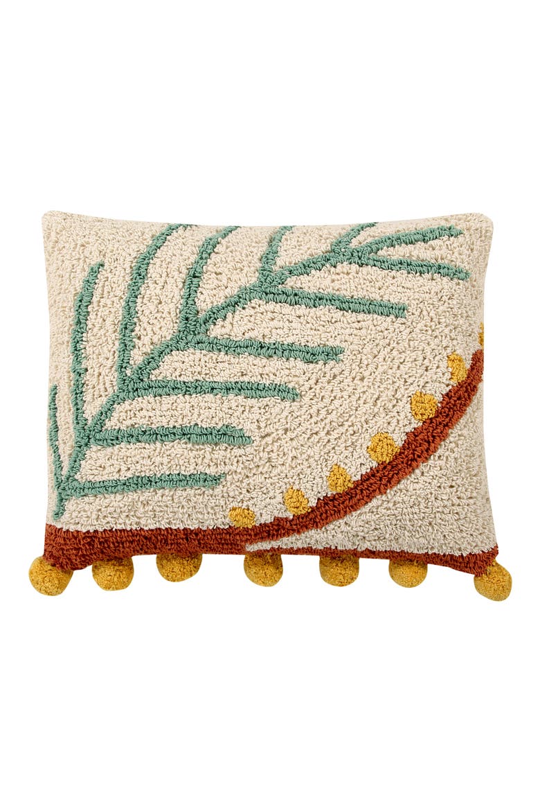 Palm Cushion, Main, color, NATURAL MEDIUM GREEN