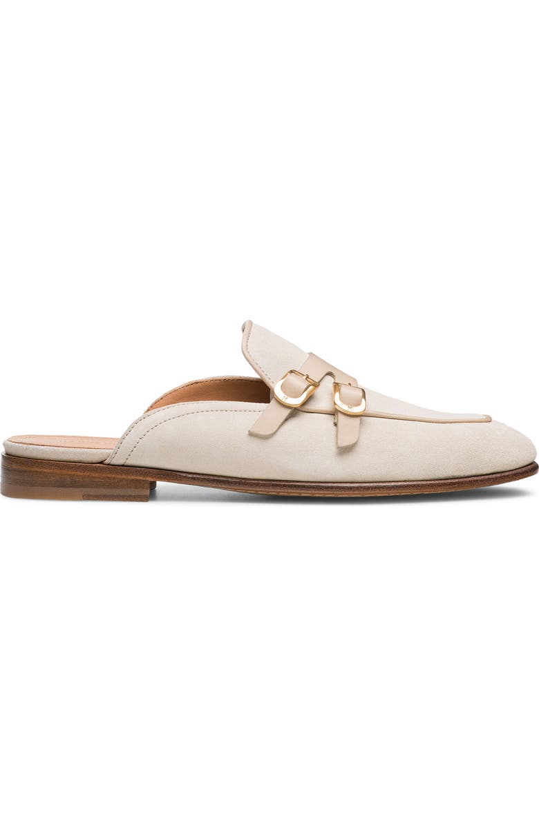 Magnanni Bella Loafer Mule, Alternate, color, Taupe Suede