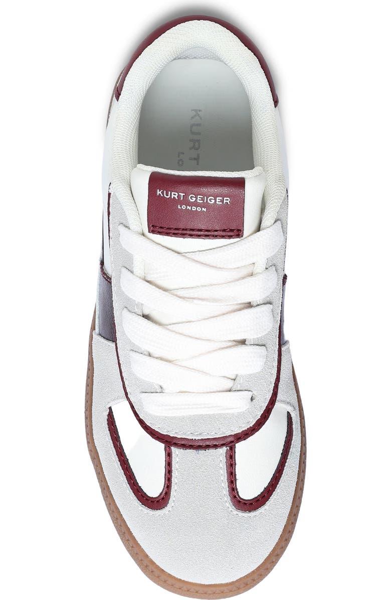Kurt Geiger London Kids' Lloyd Sneaker, Alternate, color, White/ Red