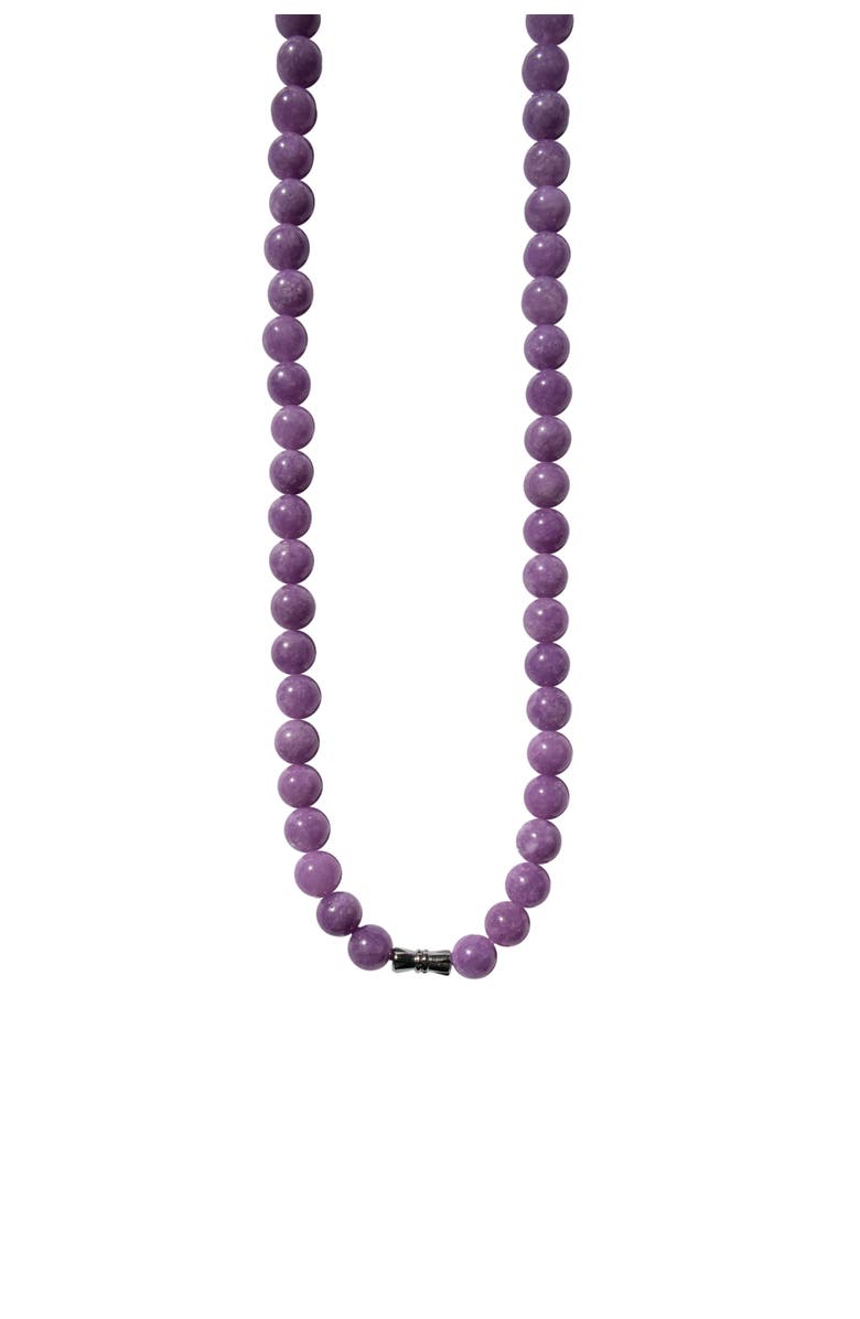 seree Lilac Purple jade beaded necklace, Main, color, Purple