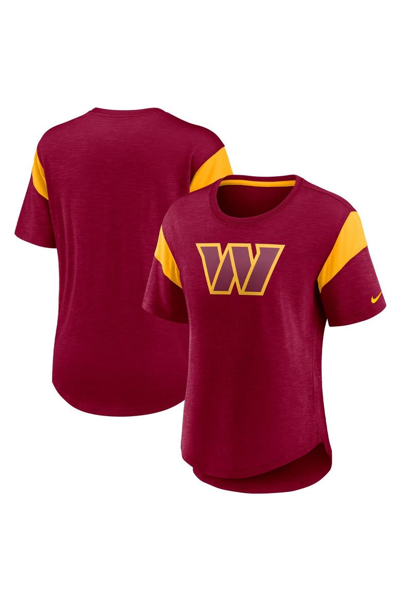Women's Nike Burgundy Washington Commanders Primary Logo Fashion Top, Main, color, Burgundy