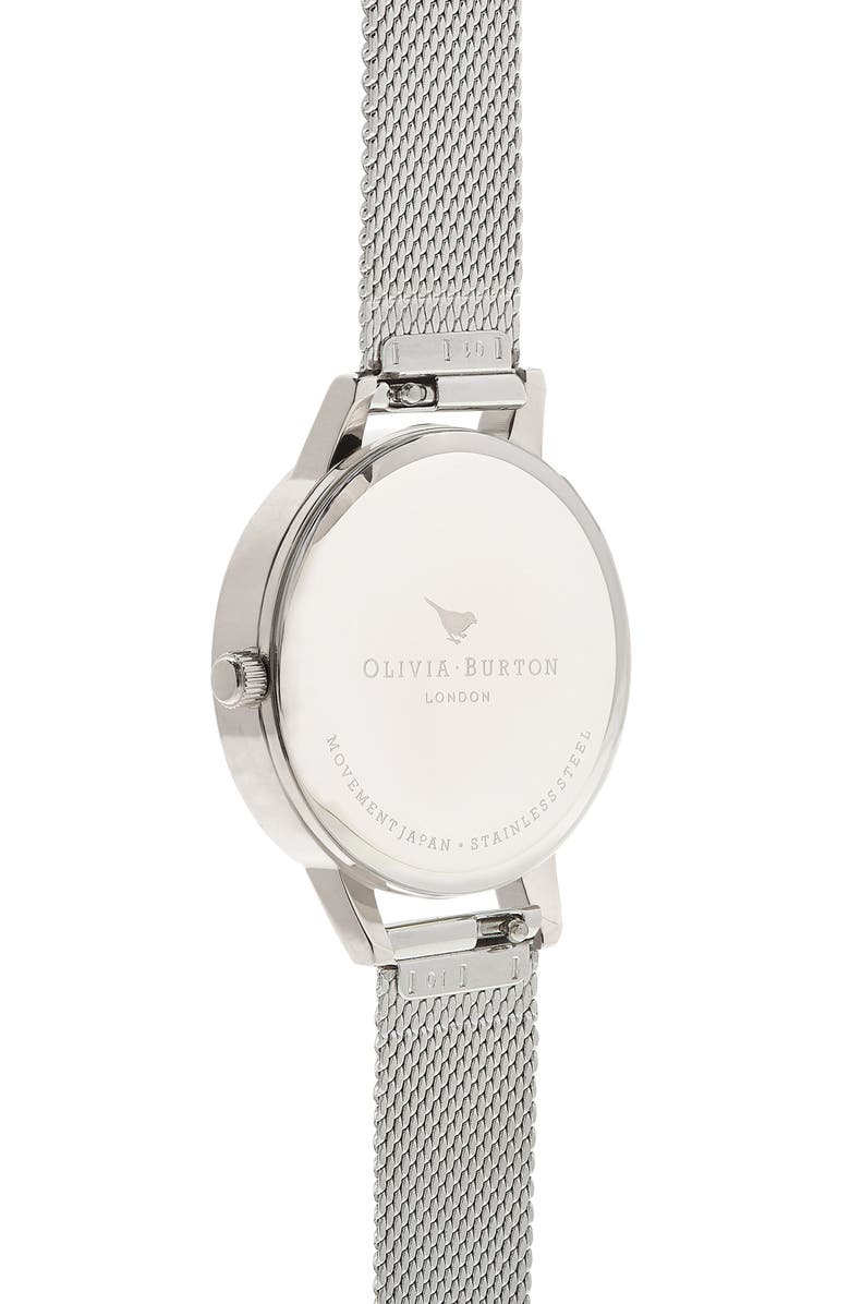 Olivia Burton Mesh Strap Watch, 30mm, Alternate, color, 