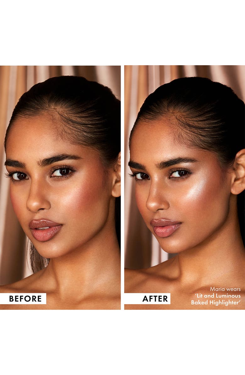 ICONIC LONDON Lit & Luminous Baked Highlighter, Alternate, color,