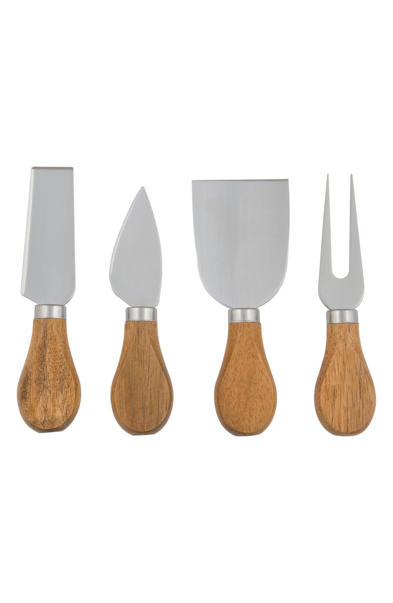 Cathy's Concepts Monogram 5-Piece Cheese Board & Utensil Set, Alternate, color,