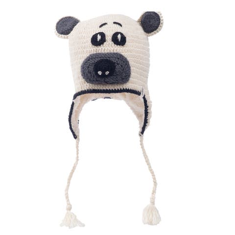 Hand Crochet Bear Hat