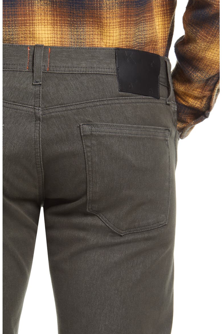 Denit Slim Fit Jeans, Alternate, color, MILITARY GREEN