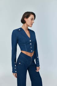 Jendue US Myla Corset Denim Top