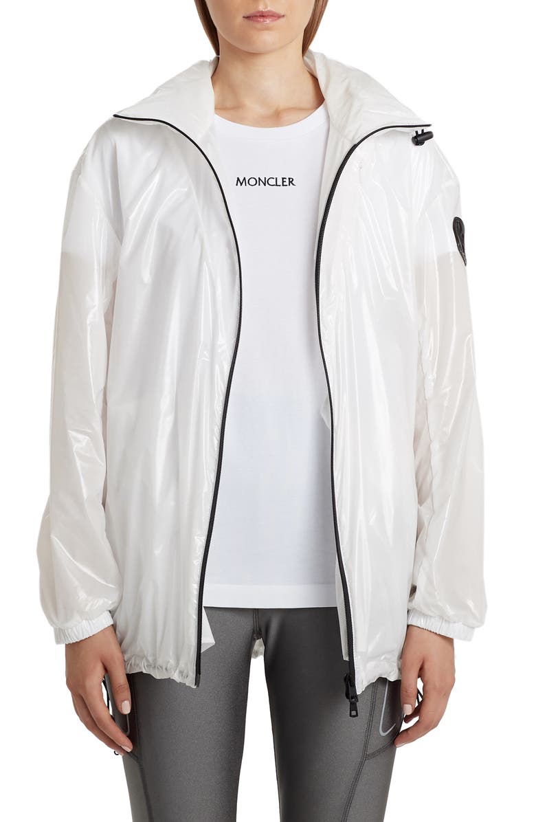 Moncler Melucta Back Logo Packable Hooded Jacket, Main, color, 