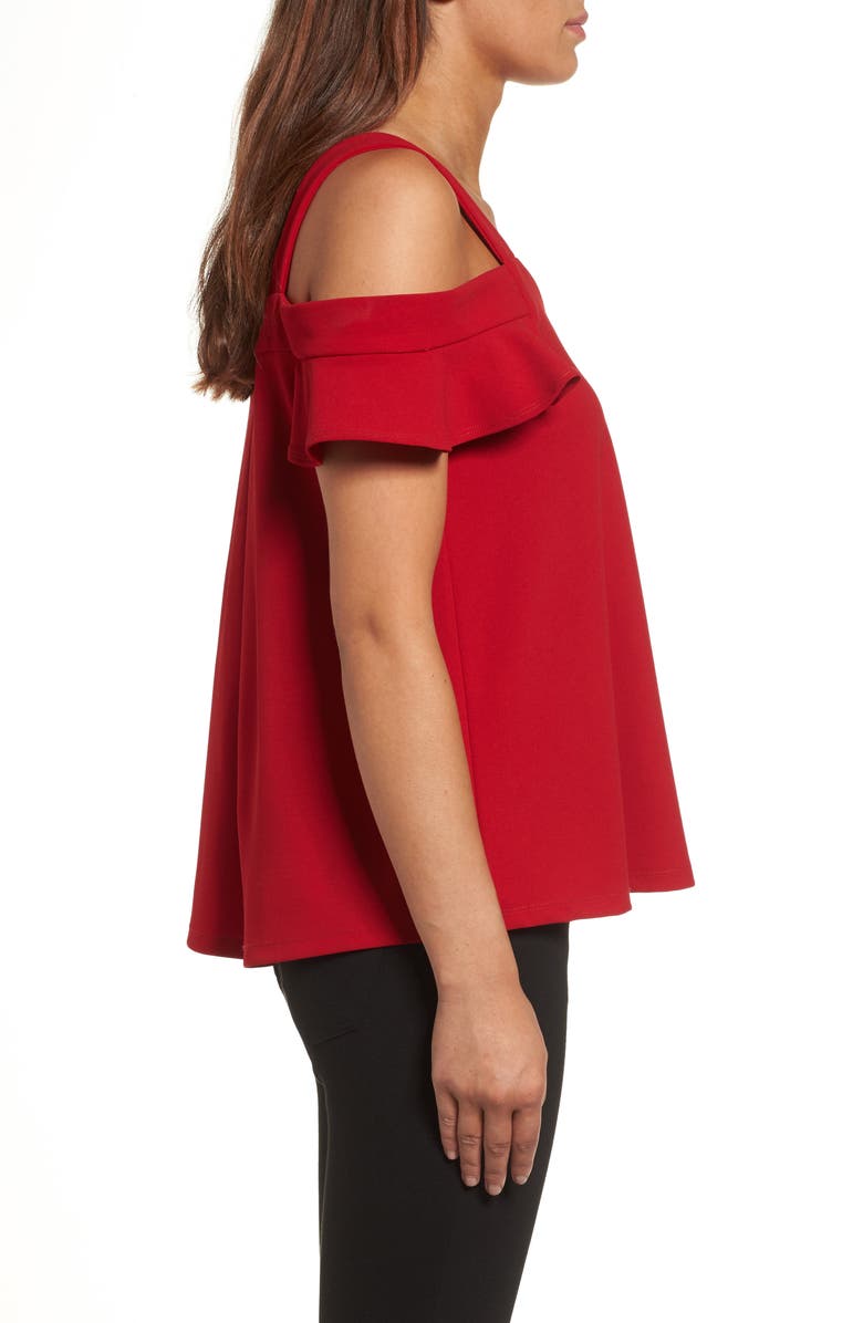 KUT from the Kloth Erika Cold Shoulder Top, Alternate, color, 