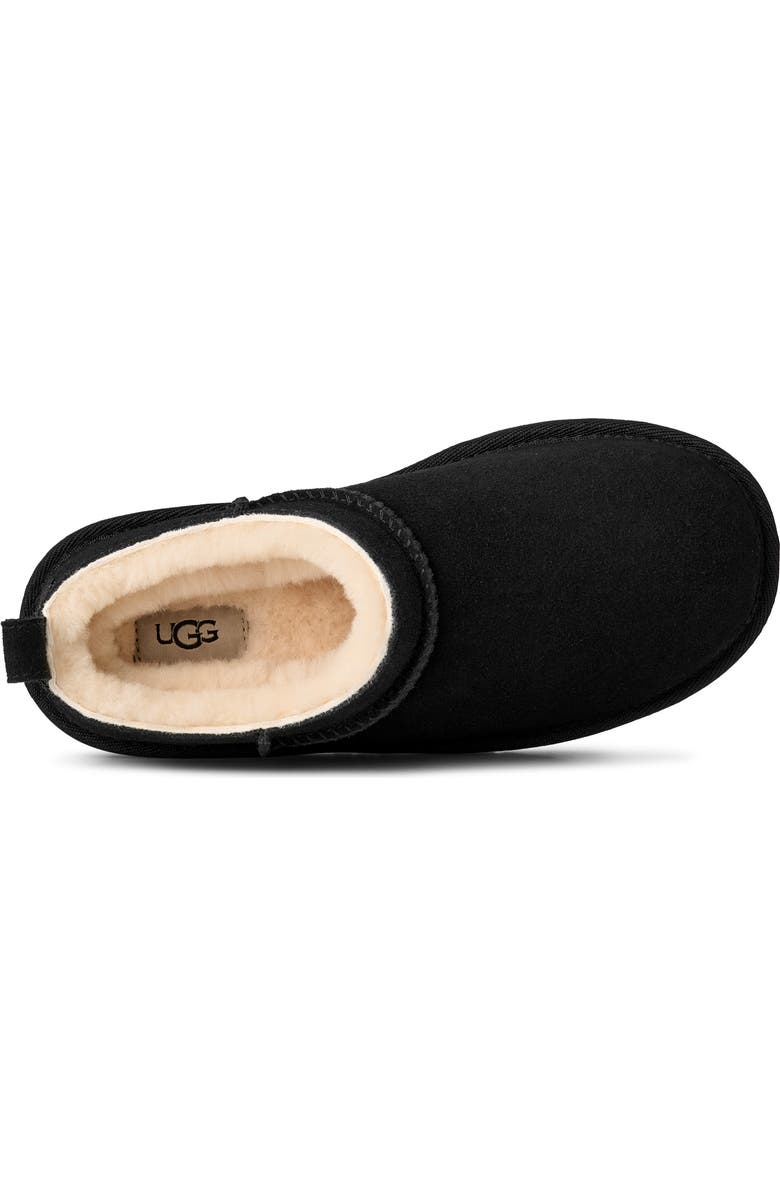 UGG<sup>®</sup> Kids' Classic Micro Boot, Alternate, color, Black