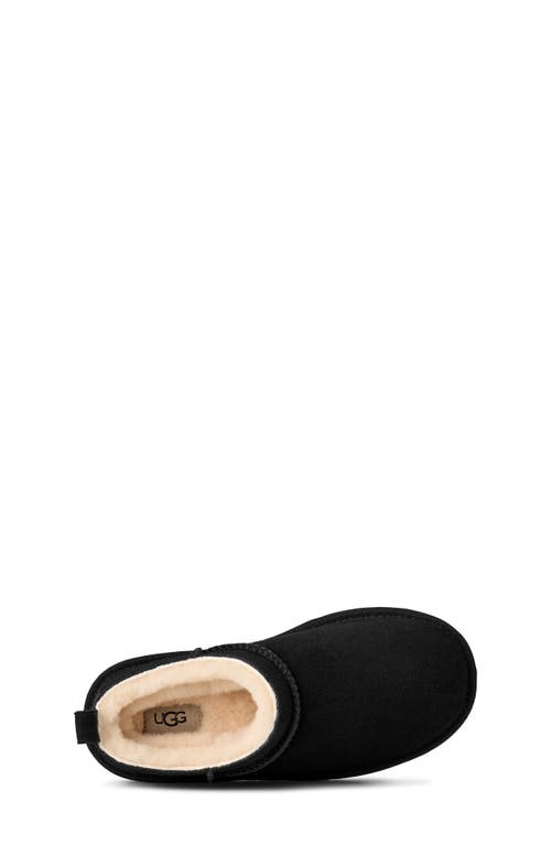 Ugg(r) Kids' Classic Micro Boot In Black