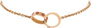 Pre-Owned Cartier Love Interlocking Bracelet 18K Rose Gold
