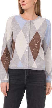 Halogen® Argyle Cardigan