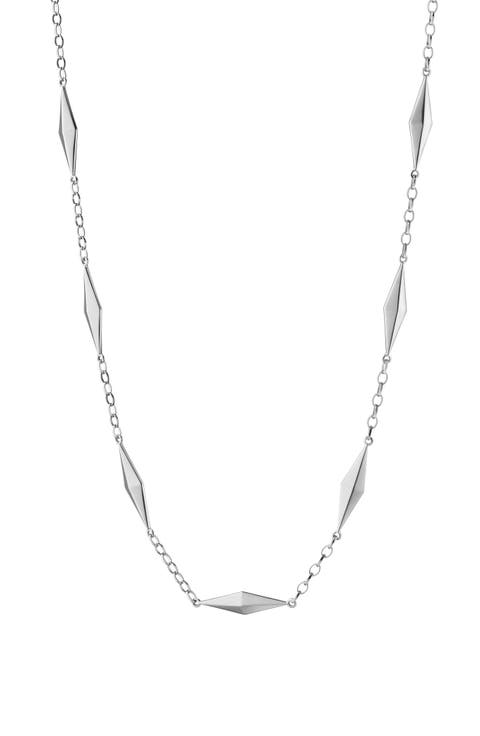 Points North Geometric Station Necklace