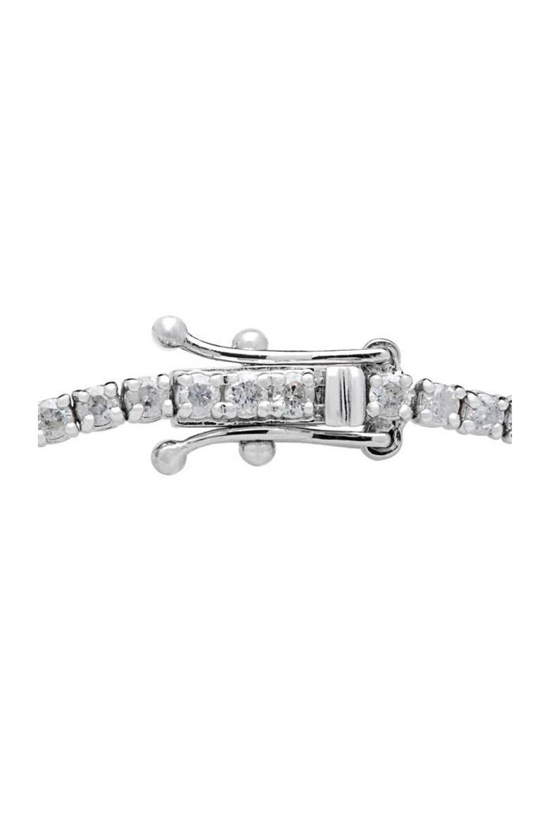3 ct Diamond Tennis Bracelet 14k Gold 7" Lab Grown, Alternate, color, 14k White Gold