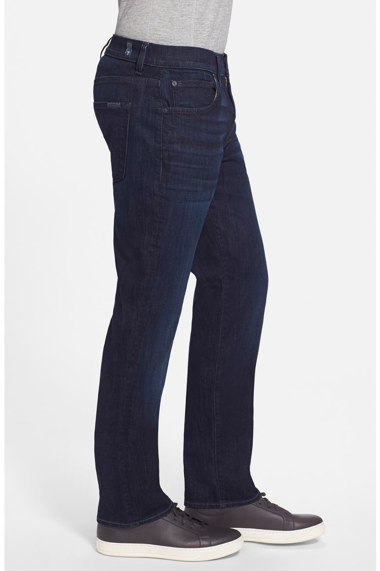7 For All Mankind® 'The Straight - Luxe Performance' Tapered Straight Leg Jeans, Alternate, color, WESTLAKE BAY