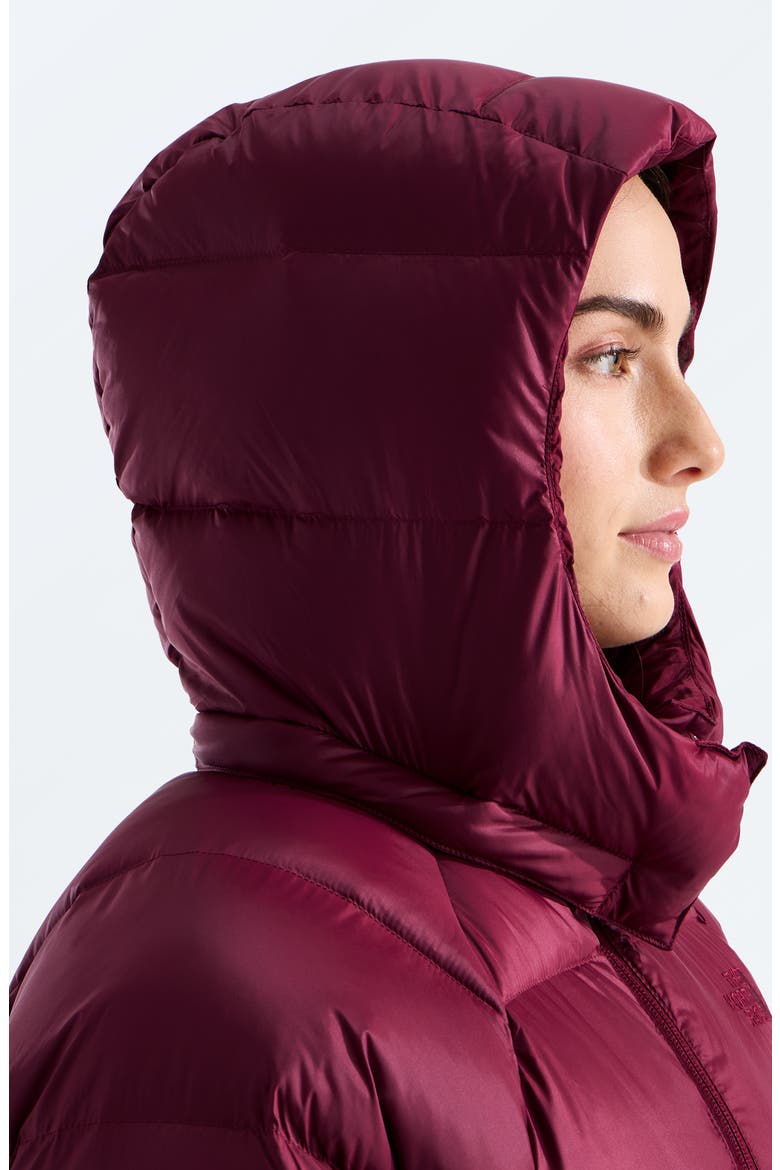 Hydrenalite™ Water Repellent 600 Fill Power Down Hooded Parka, Alternate, color, BURGUNDY CRUSH