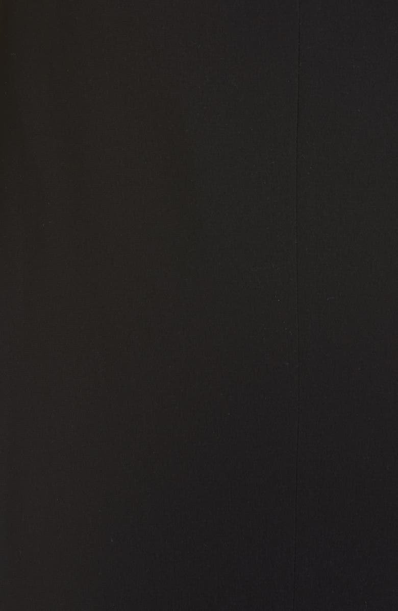 Cinq à Sept Tess Grommet Double Belt Crepe Midi Skirt, Alternate, color,