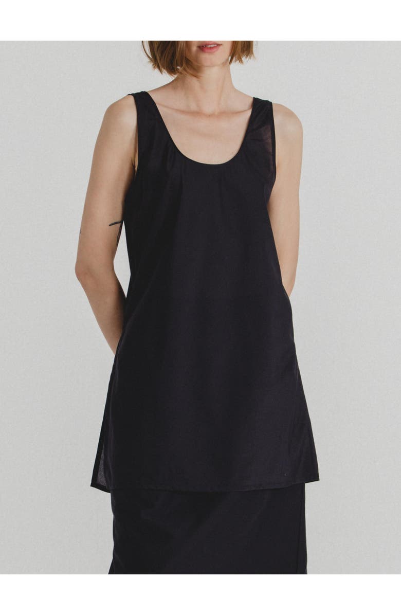 Alas Silk Cotton TankTop, Main, color, Black